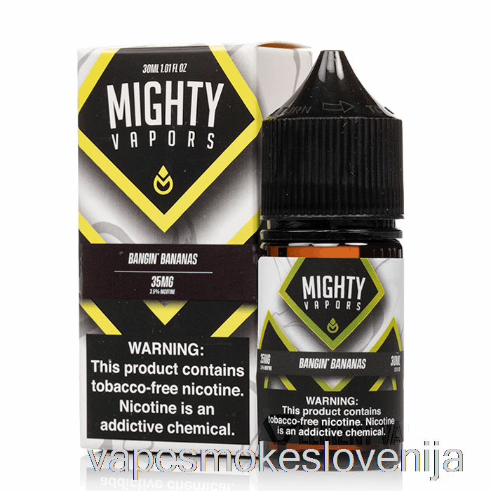 Vape Slovenija Bangin Banane - Mogočne Hlape Soli - 30ml 35mg